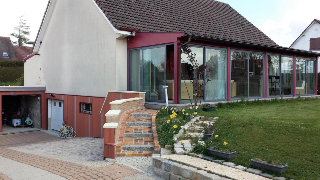3 Chambres Privees Dans Un Jardin D'Hiver, Garage Voiture, Velos, Motos Tourville-sur-Arques Kültér fotó