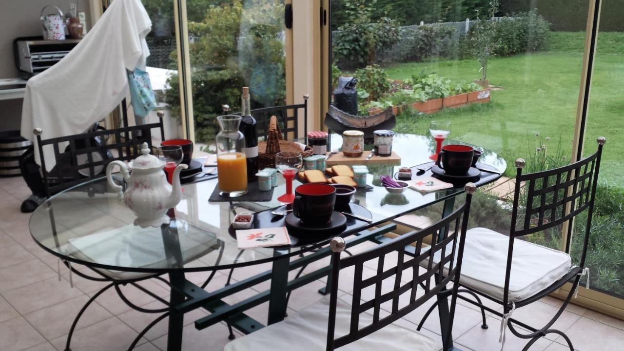 3 Chambres Privees Dans Un Jardin D'Hiver, Garage Voiture, Velos, Motos Tourville-sur-Arques Kültér fotó